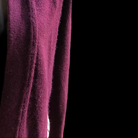 Clearance - Loft Soft Open Cardigan Sweater Purple - Picture 8 of 9